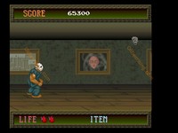 une photo d'Ã©cran de Splatterhouse sur FM TOWNS Marty
